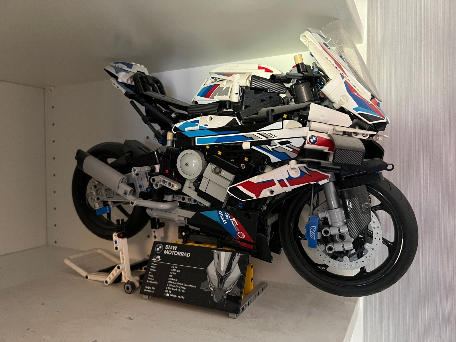 Lego Technic BMW M 1000 RR Motor, schaal 1:5 (42130), Lego, Ophalen of Verzenden, Zo goed als nieuw, Complete set