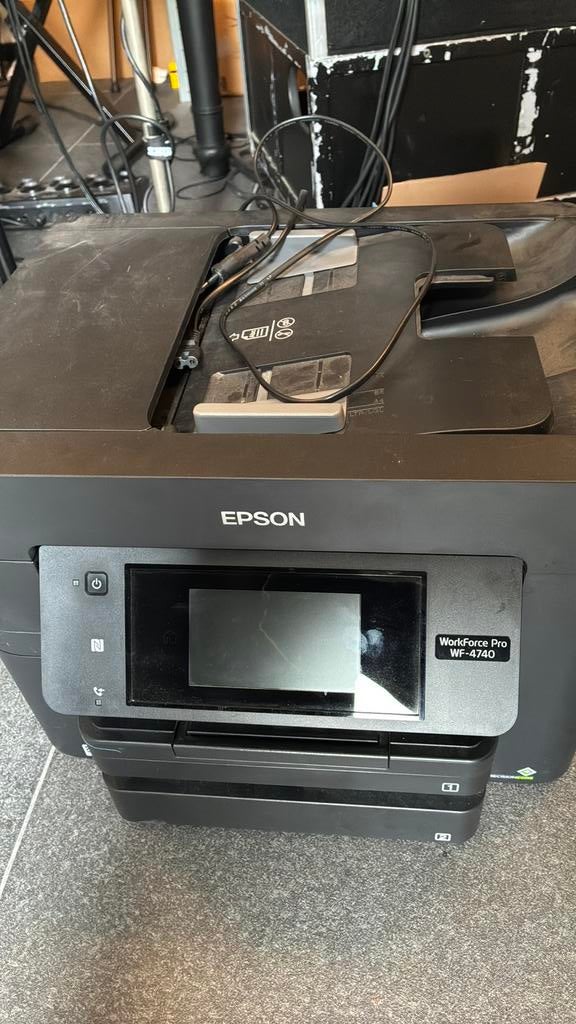 Epson WF-4740 multifunctioneel printer scanner etc, Draadloos, Ophalen of Verzenden, Zo goed als nieuw, Geen idee