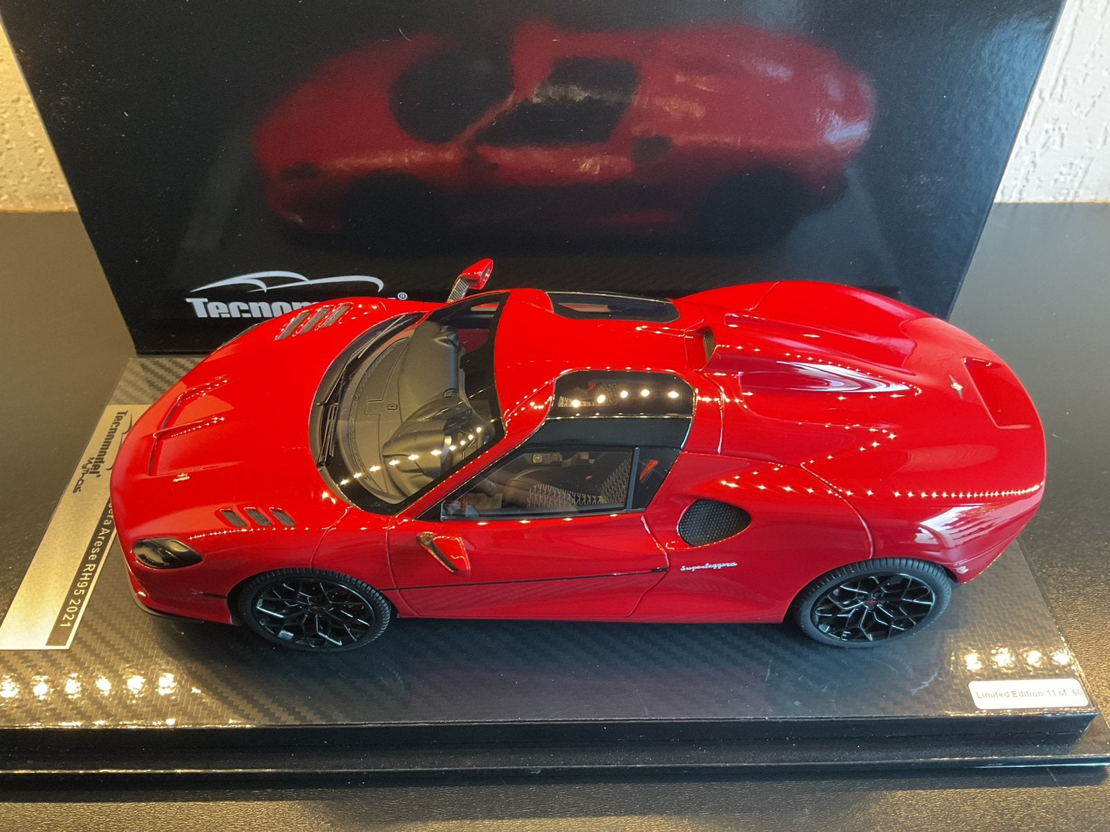 TECNO MODEL MYTHOS  FERRARI 1/18, Ophalen of Verzenden, Zo goed als nieuw