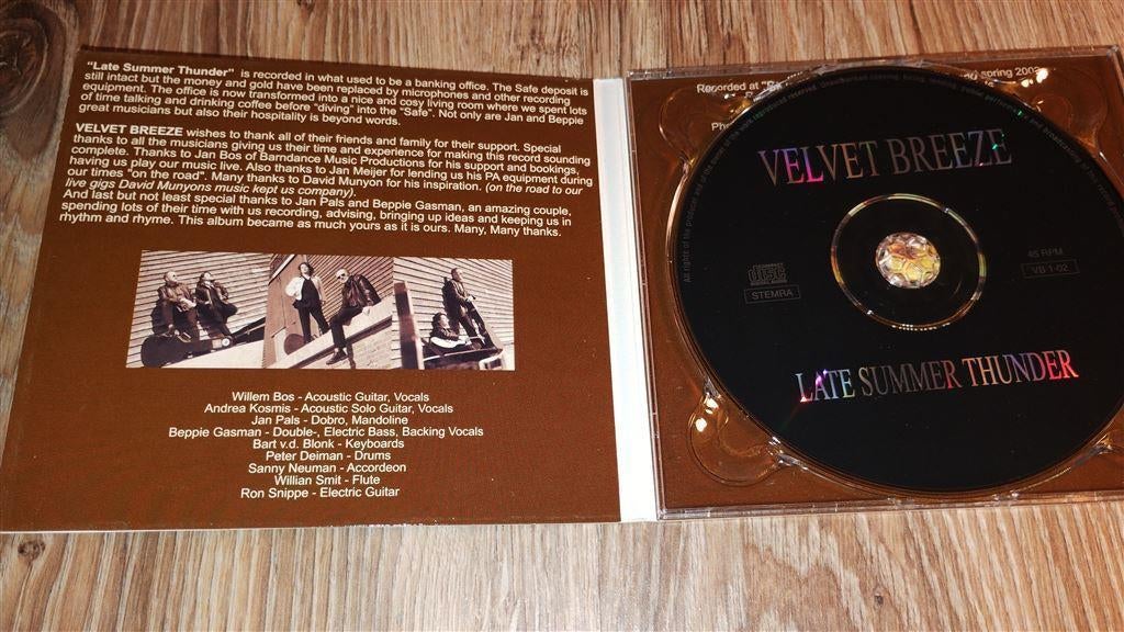 Velvet Breeze - Late Summer Thunder, Ophalen of Verzenden, Zo goed als nieuw