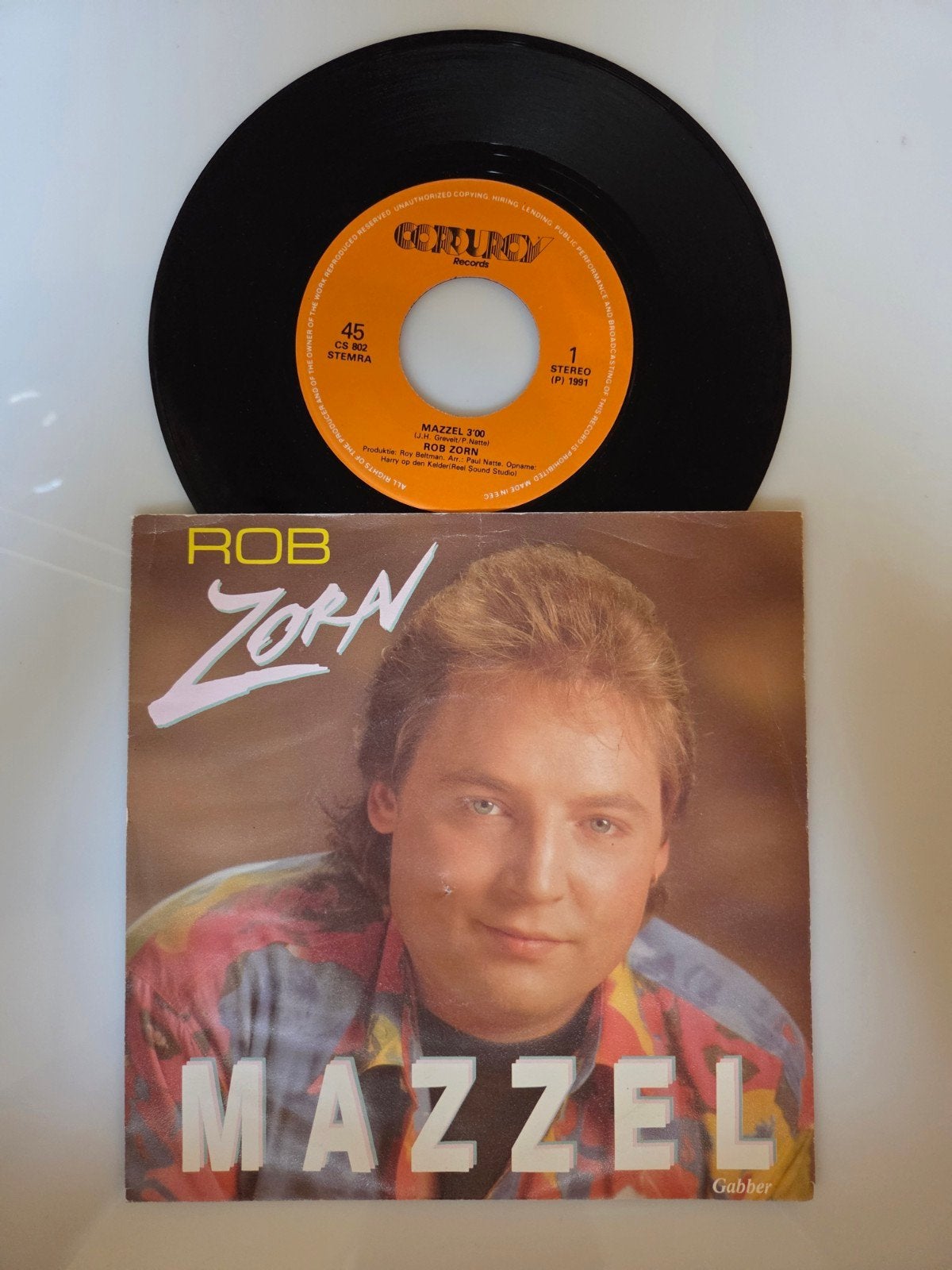 Rob Zorn - Mazzel, Ophalen of Verzenden, Gebruikt, 7 inch