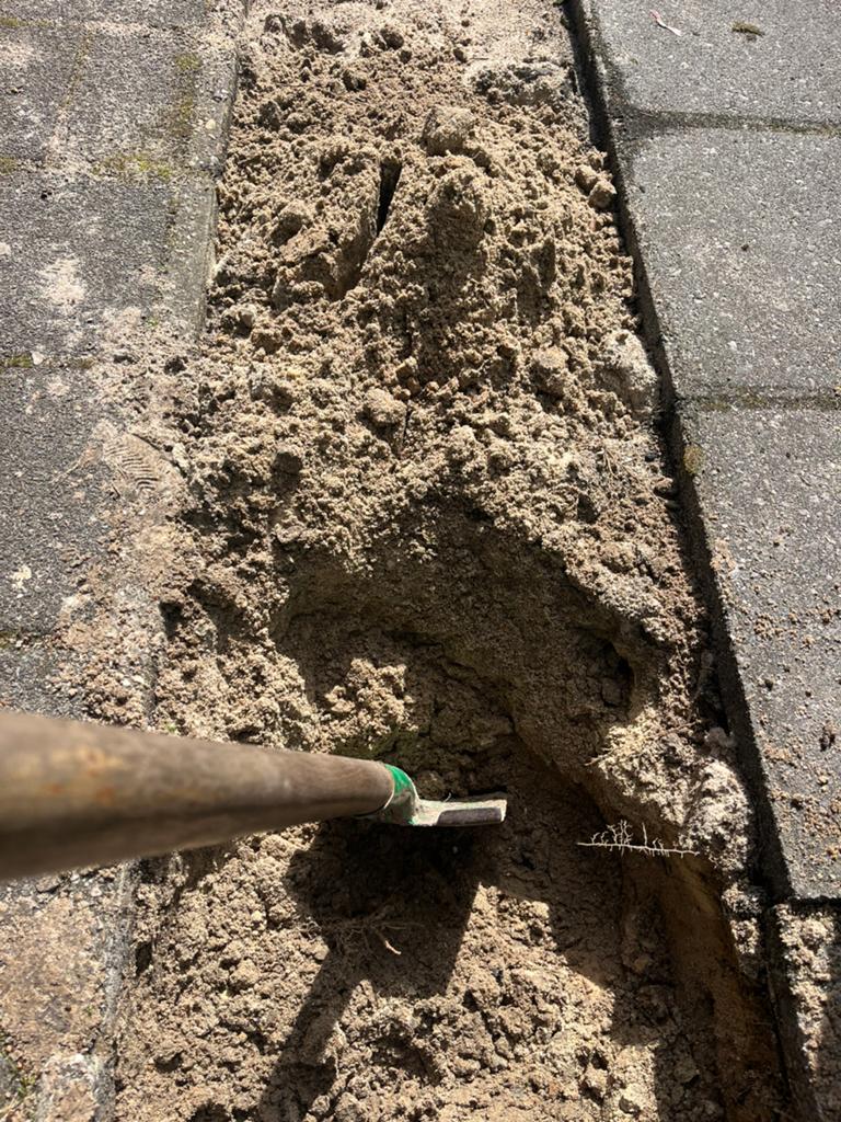 Wit zand / vulzand, Ophalen, Gebruikt, Straatzand