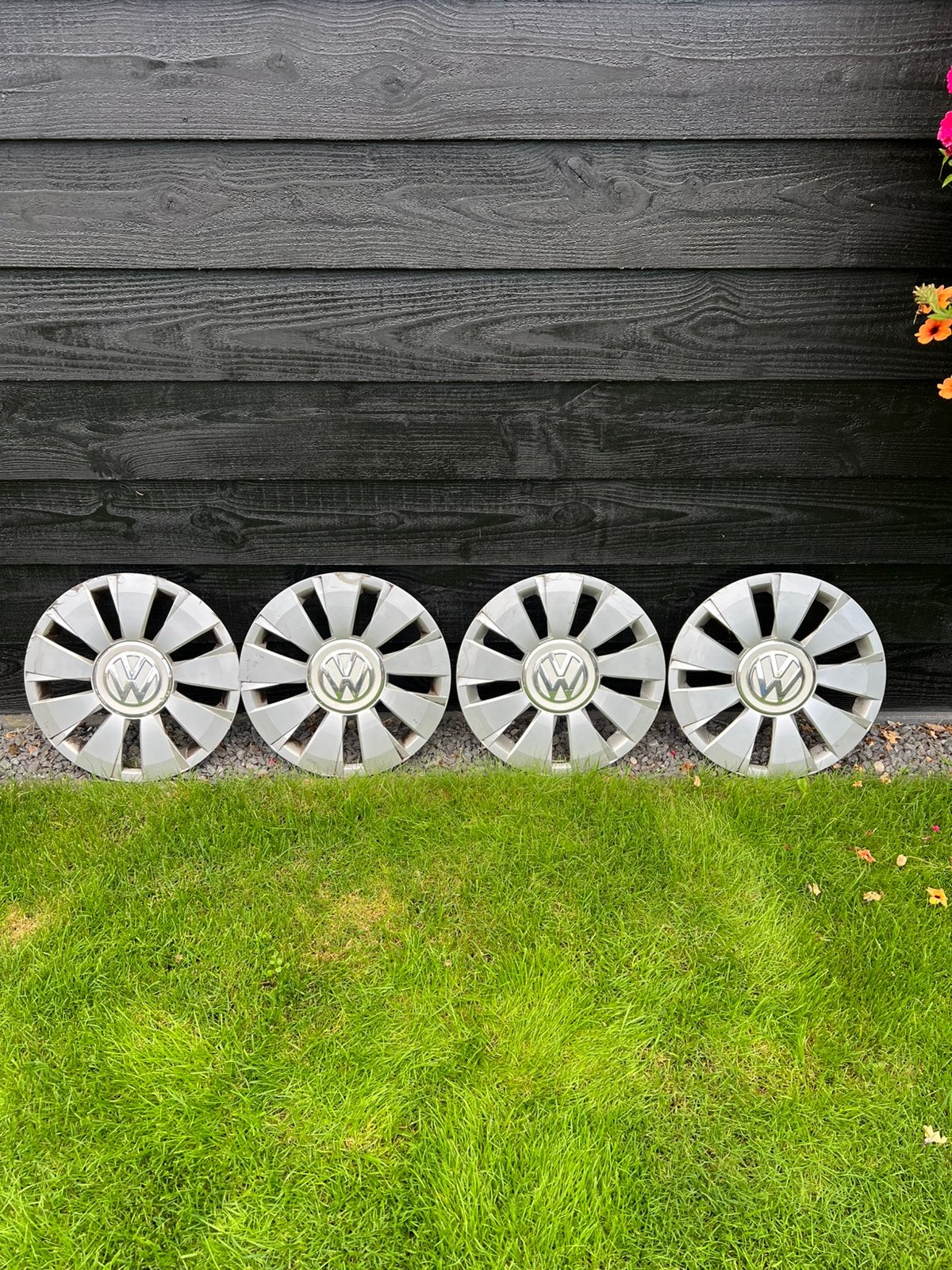 VW Wieldoppen 14”, Ophalen of Verzenden, Gebruikt
