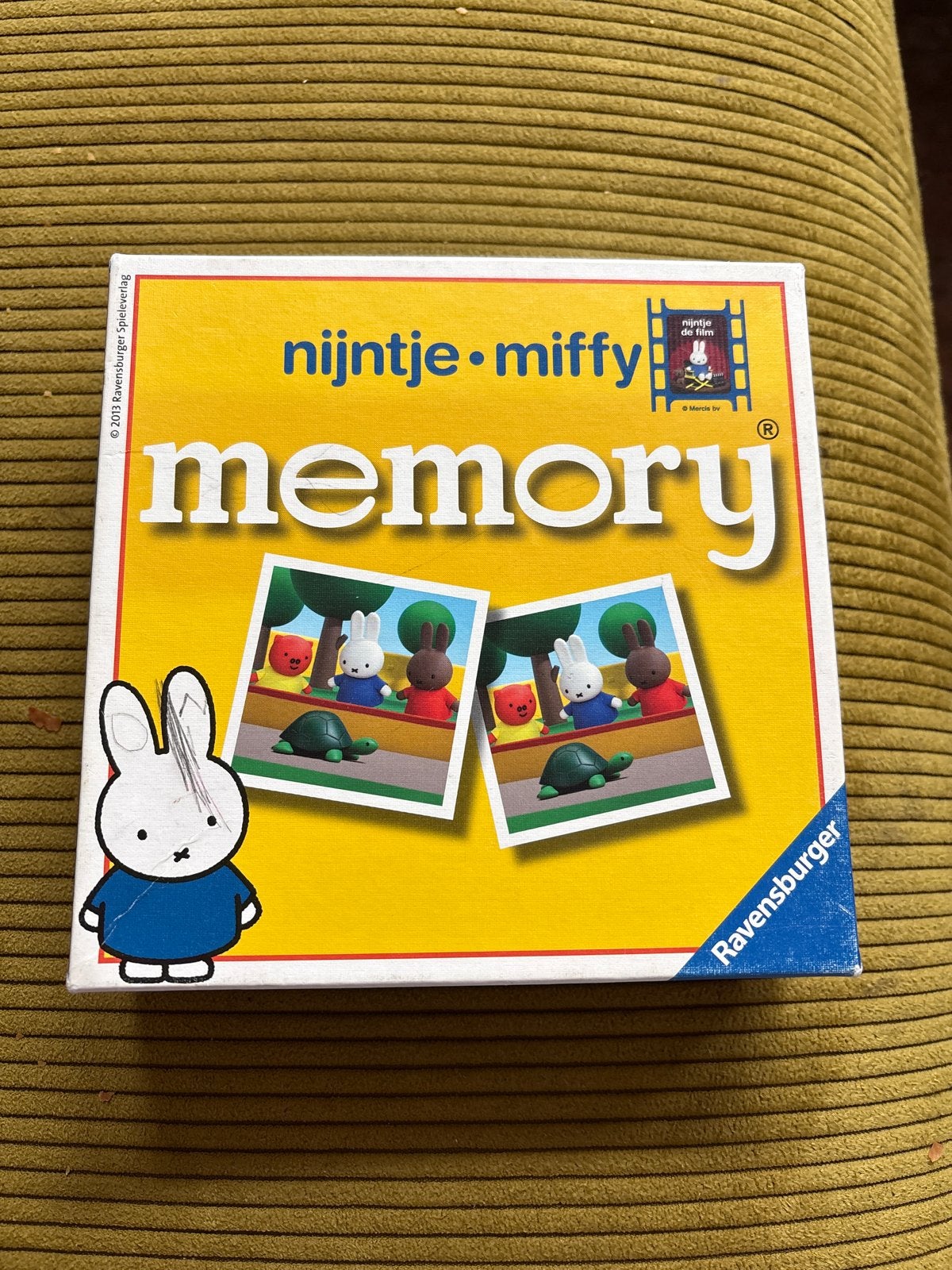 Nijntje Miffy Memory - Ravensburger Geheugenspel, Drie of vier spelers, Ophalen, Gebruikt