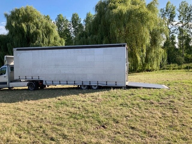 BE-trailer / BE-oplegger, Ophalen, Gebruikt