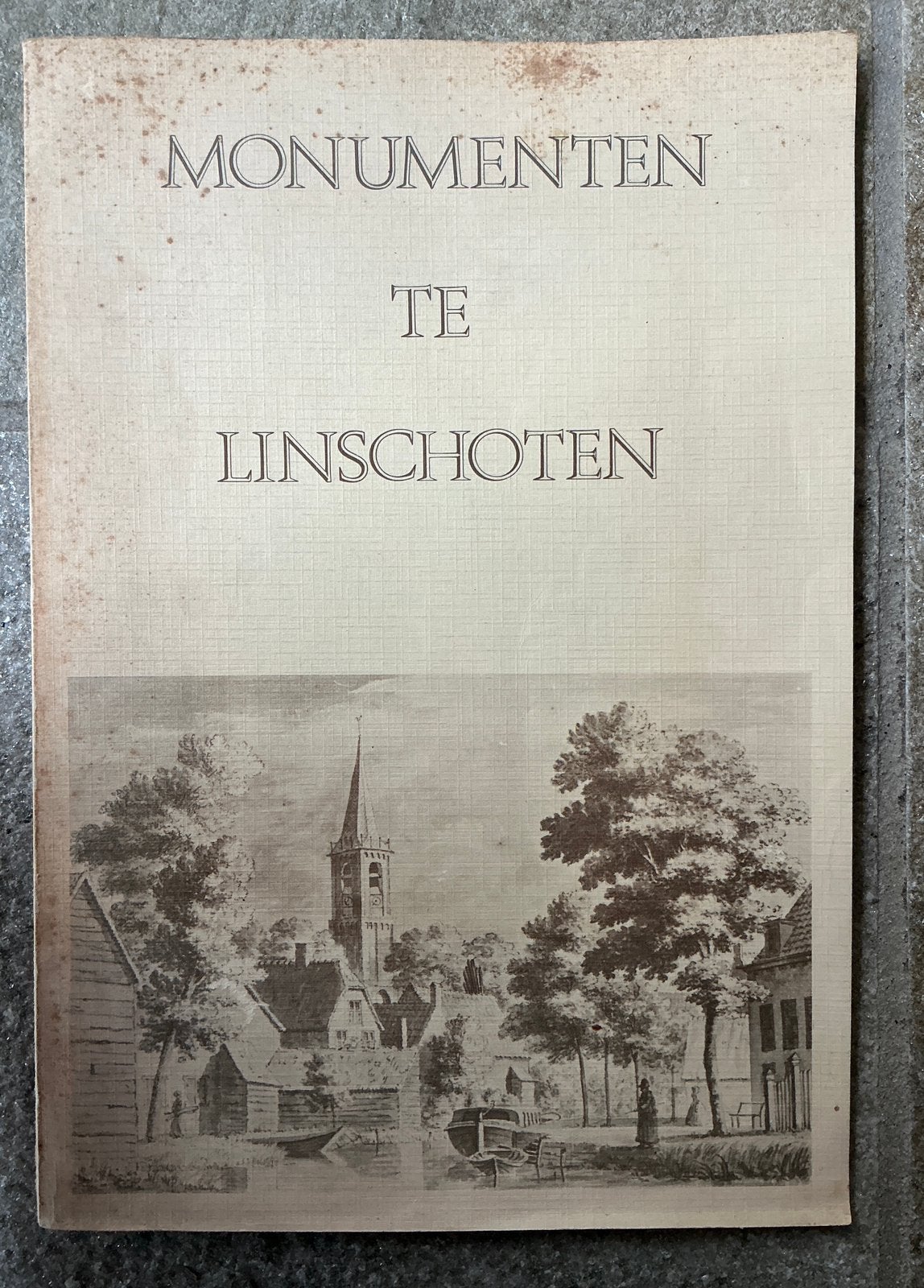 Monumenten te Linschoten, Boeken, Verzenden, 20e eeuw of later, Gelezen