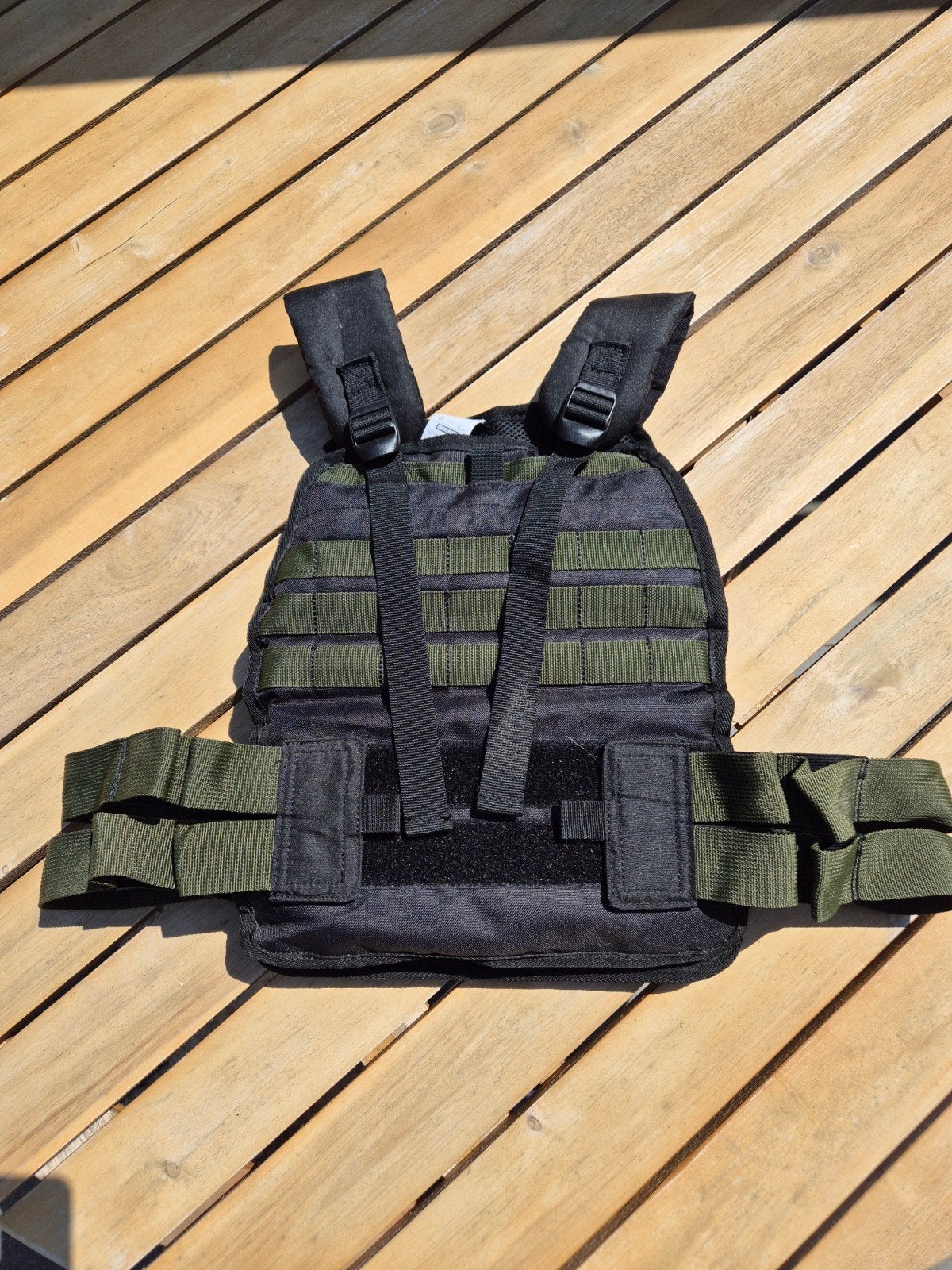Trainingsvest, Ophalen