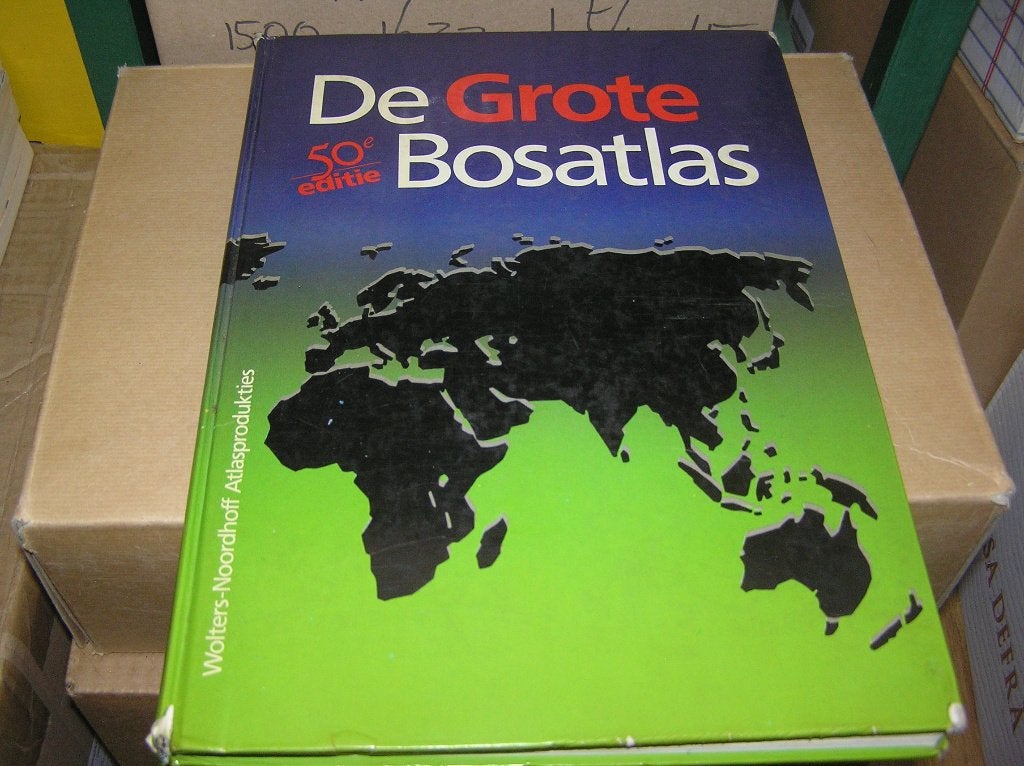  De Grote Bosatlas 50e editie, Gelezen, Wolters-Noordhoff Atlasproducties, Ophalen of Verzenden, Landkaart