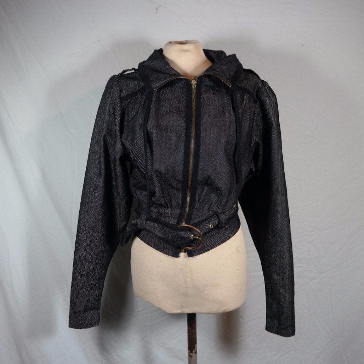 Stoere spijkerjas /tussen jas mt S merk Vila, Blauw, ., Ophalen of Verzenden, Zo goed als nieuw