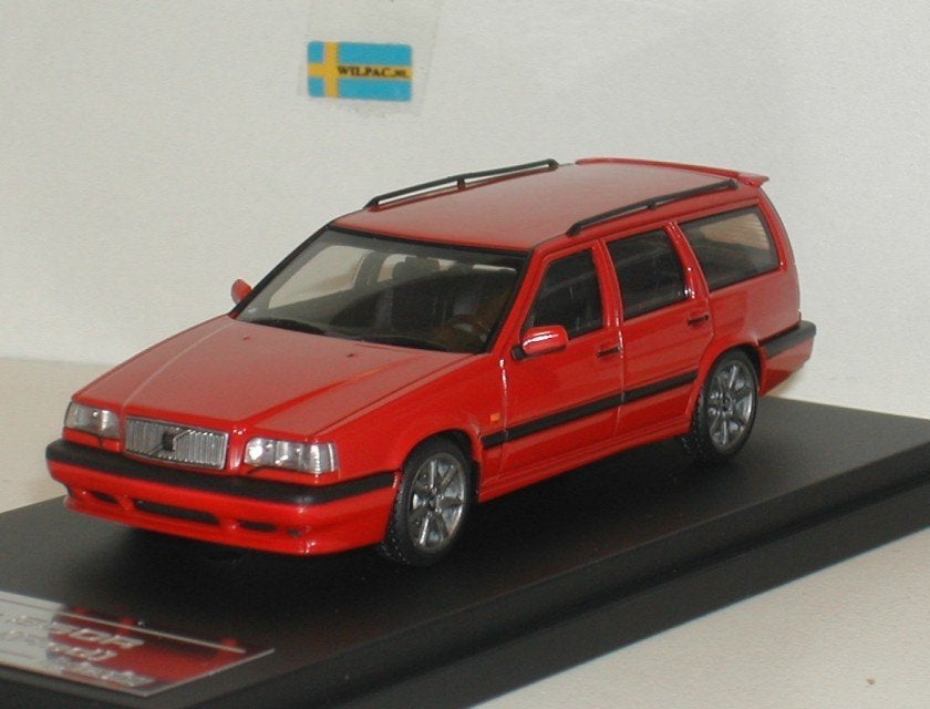 Volvo 850 R Estate rood 1:43 van HPI. / ook in cream yellow, Ophalen of Verzenden, Nieuw, Auto, Overige merken