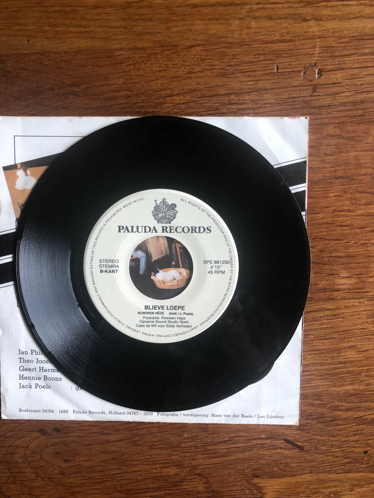 Rowwen Hèze - Bestel Mar / Blieve Loepe (Vinyl Single), Gebruikt, 7 inch, Ophalen of Verzenden, EP
