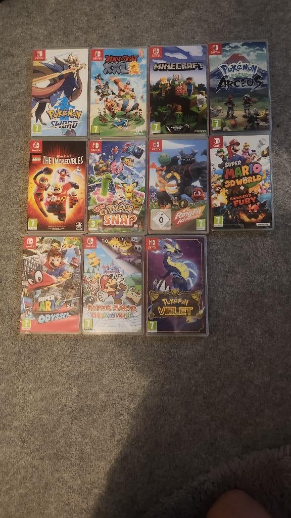 Veel nintendo switch games!, Online, Zo goed als nieuw, 3 spelers of meer, Vanaf 7 jaar