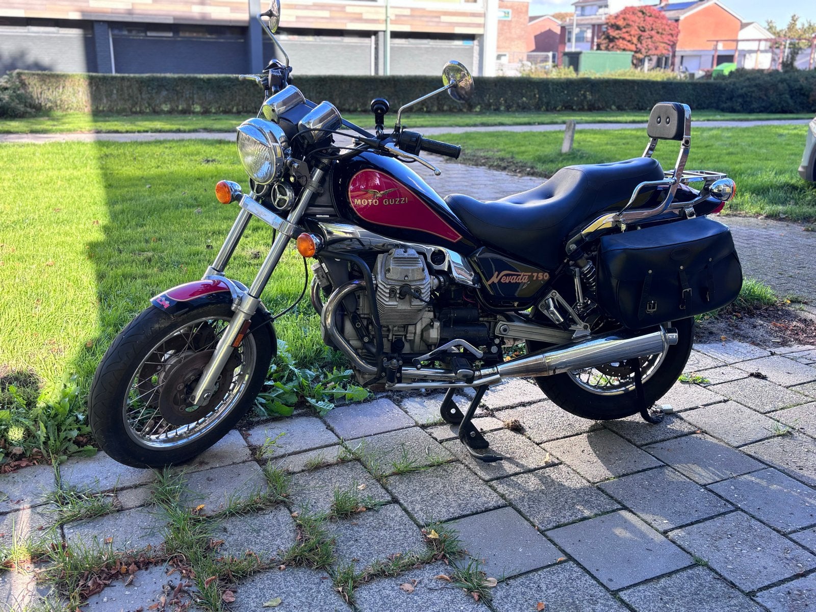 Moto Guzzi Nevada 750, Cardan-aandrijving, 2 cilinders, Gebruikt, Particulier