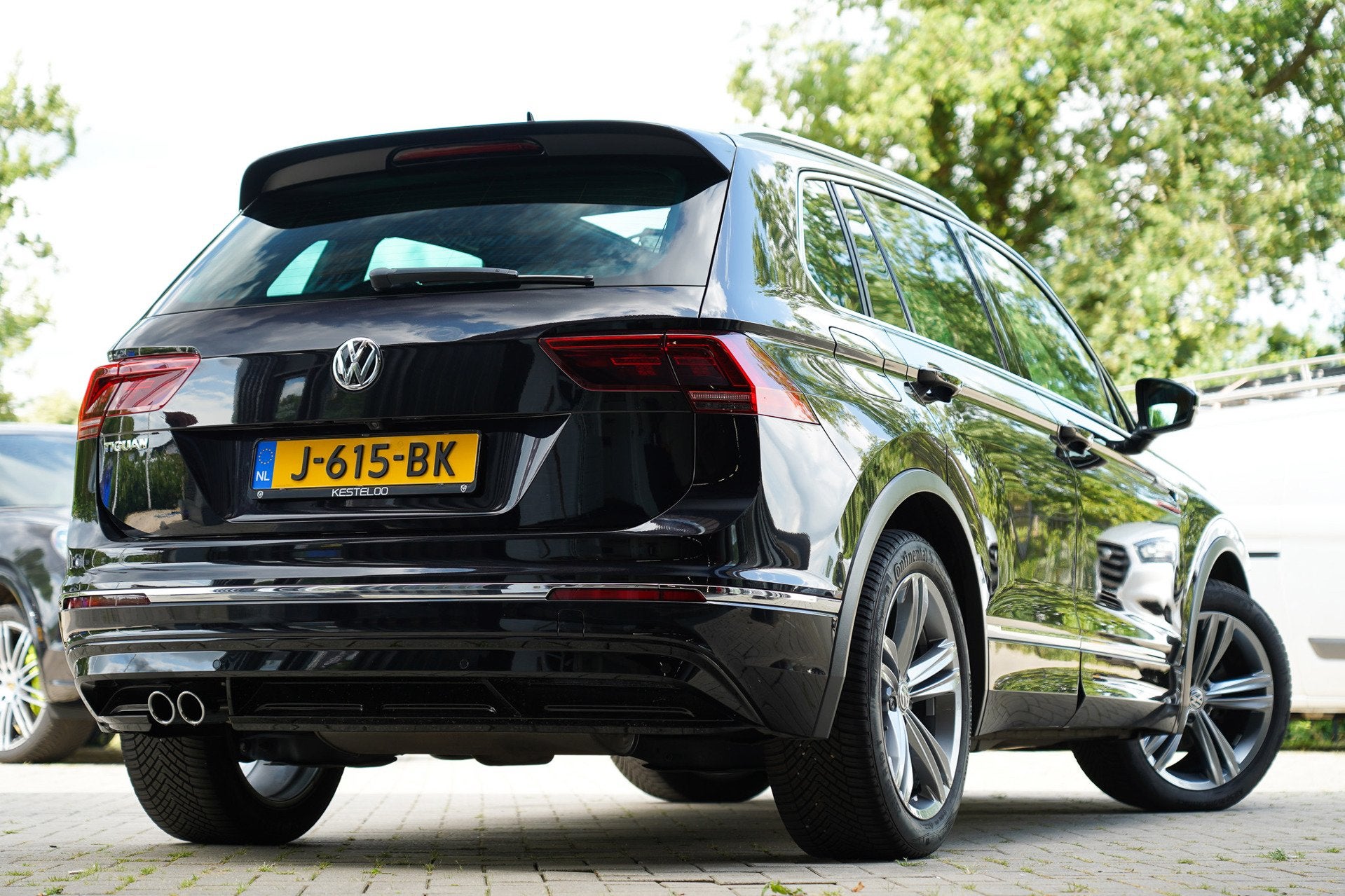 Volkswagen Tiguan 1.5 TSI ACT R LINE HIGH BUSINESS NEDERLAND, 4 cilinders, 150 pk, Zwart, Origineel Nederlands