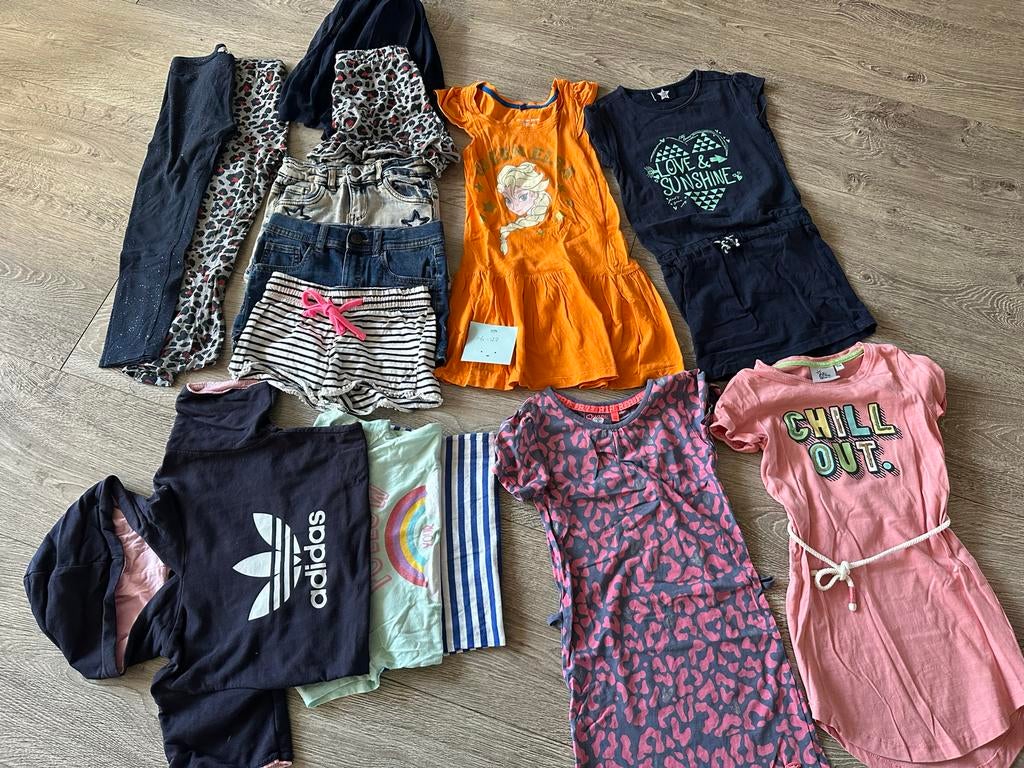 Zomerpakket meisjeskleding 116-122 (14 stuks), Kinderen en Baby's, Kinderkleding | Maat 122, Ophalen of Verzenden, Gebruikt, Meisje