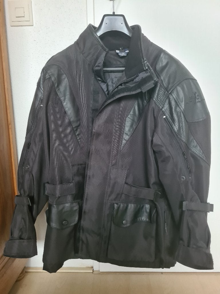 Reissa Cordura motorjas - mt. L, rug- en elleboog protectie, Jas | textiel, Ophalen of Verzenden, Tweedehands, Dames