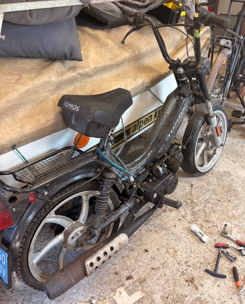 Tomos bromfiets, opknapper, Ophalen, Gebruikt, Overige modellen, 1 versnellingen