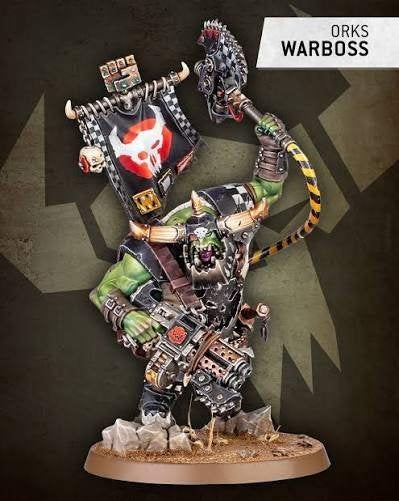 Warhammer 40k Ork Warboss Armageddon, Ophalen of Verzenden, Nieuw, Warhammer 40000, Figuurtje(s)
