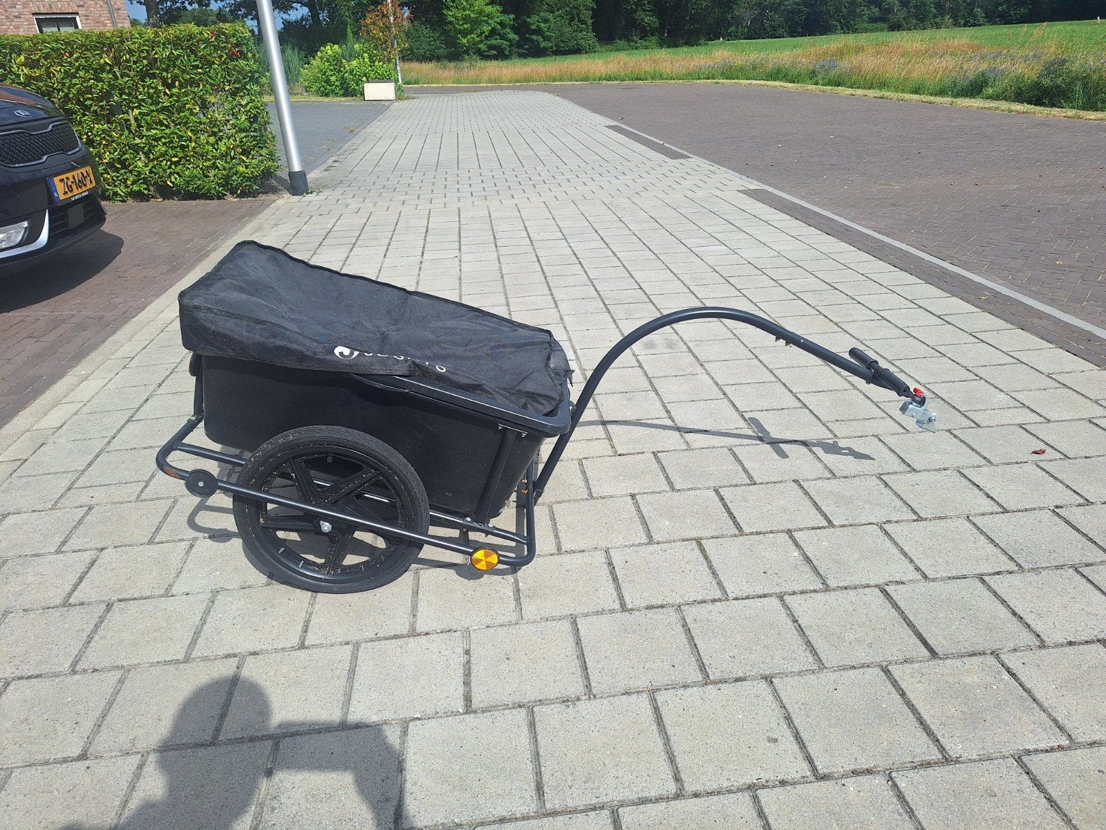 Complete fietskar/viskar/ bagagekar/ kranten kar, Ophalen, Zo goed als nieuw, Bagagekar