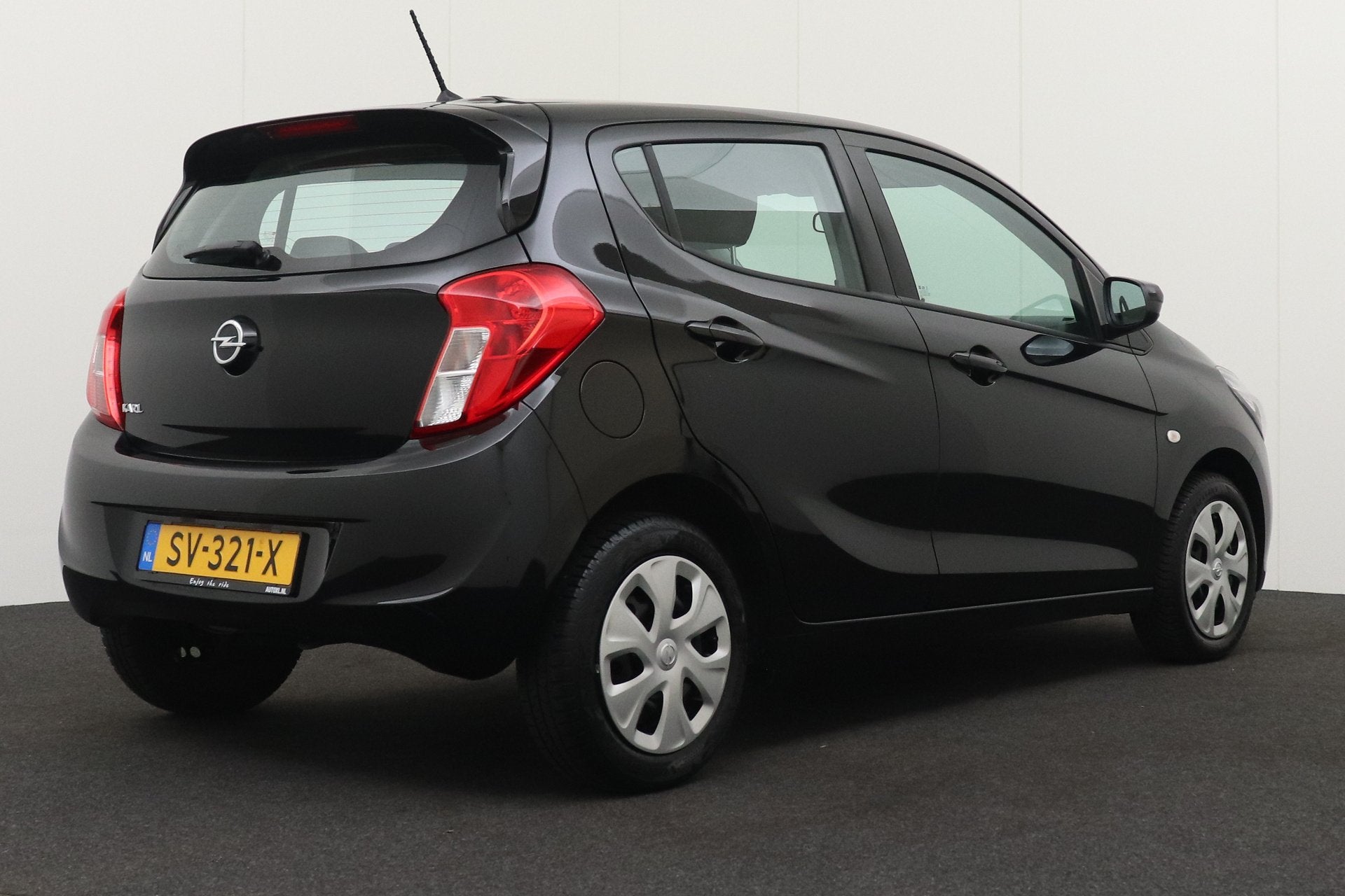 Opel KARL 1.0 ecoFLEX Edition Cruise Bluetooth Airco, Voorwielaandrijving, Stof, Gebruikt, Zwart