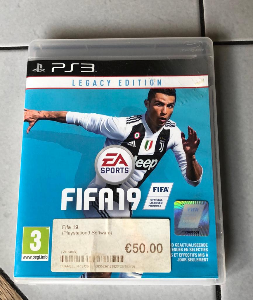 Fifa 19 legacy edition ps3, Ophalen, Zo goed als nieuw, Sport, 3 spelers of meer