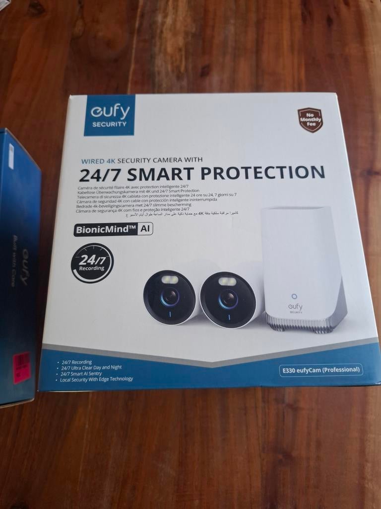 Eufy Security 3X EufyCam E330, Ophalen of Verzenden, Gebruikt, Buitencamera
