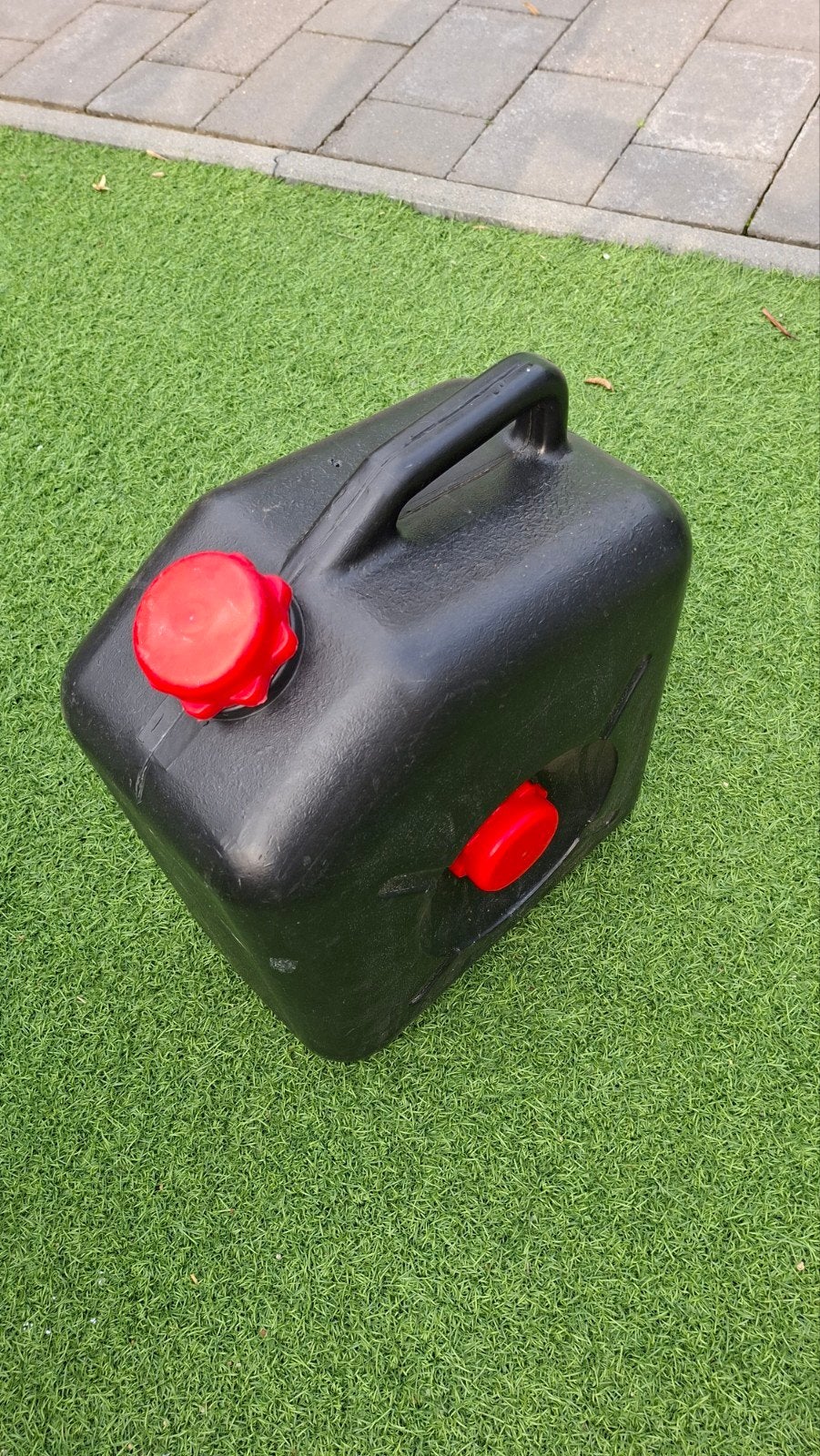 Zwarte jerrycan, voor onder afvoer caravan, Caravans en Kamperen, Ophalen of Verzenden, Gebruikt