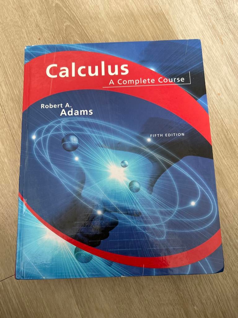 Calculus A Complete Course - Robert A. Adams, Boeken, Studieboeken en Cursussen, Ophalen of Verzenden, Beta, Gelezen, HBO