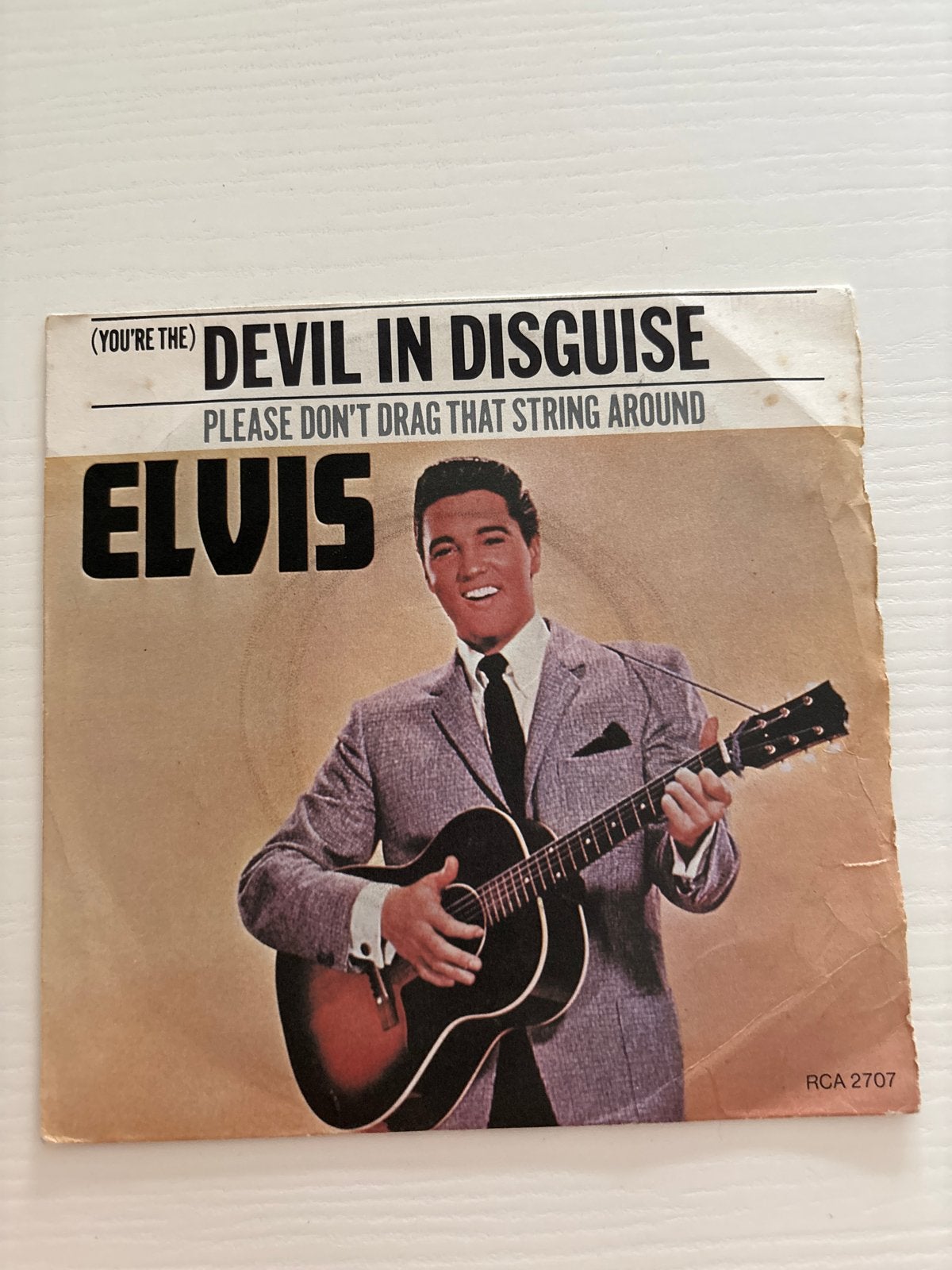 Elvis Presley - (You're The) Devil In Disguise 45 toeren, Ophalen of Verzenden, Gebruikt, Cd of Plaat