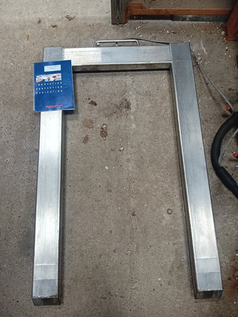 scanvaegt sv 10 plateau weegschaal, Ophalen