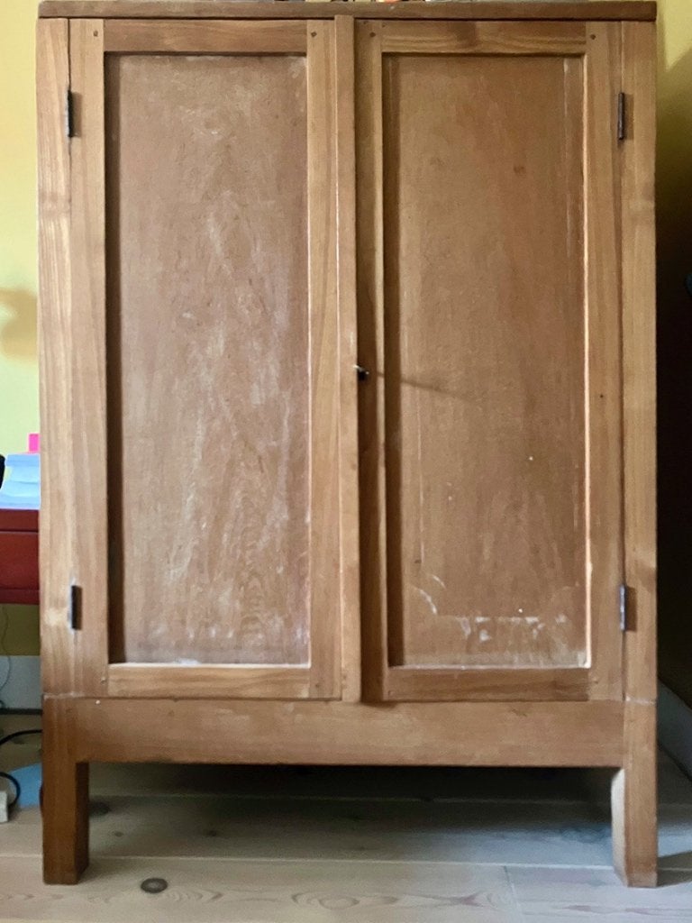 teak houten kast, Ophalen, Gebruikt