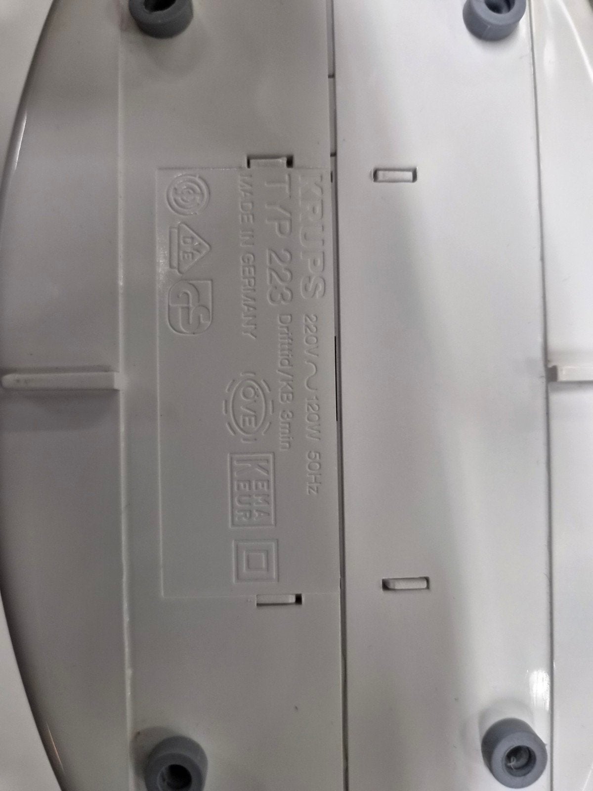 Krups Koffiemolen Type 223 - Wit, Witgoed en Apparatuur, Ophalen, Gebruikt, Overige modellen, 10 kopjes of meer