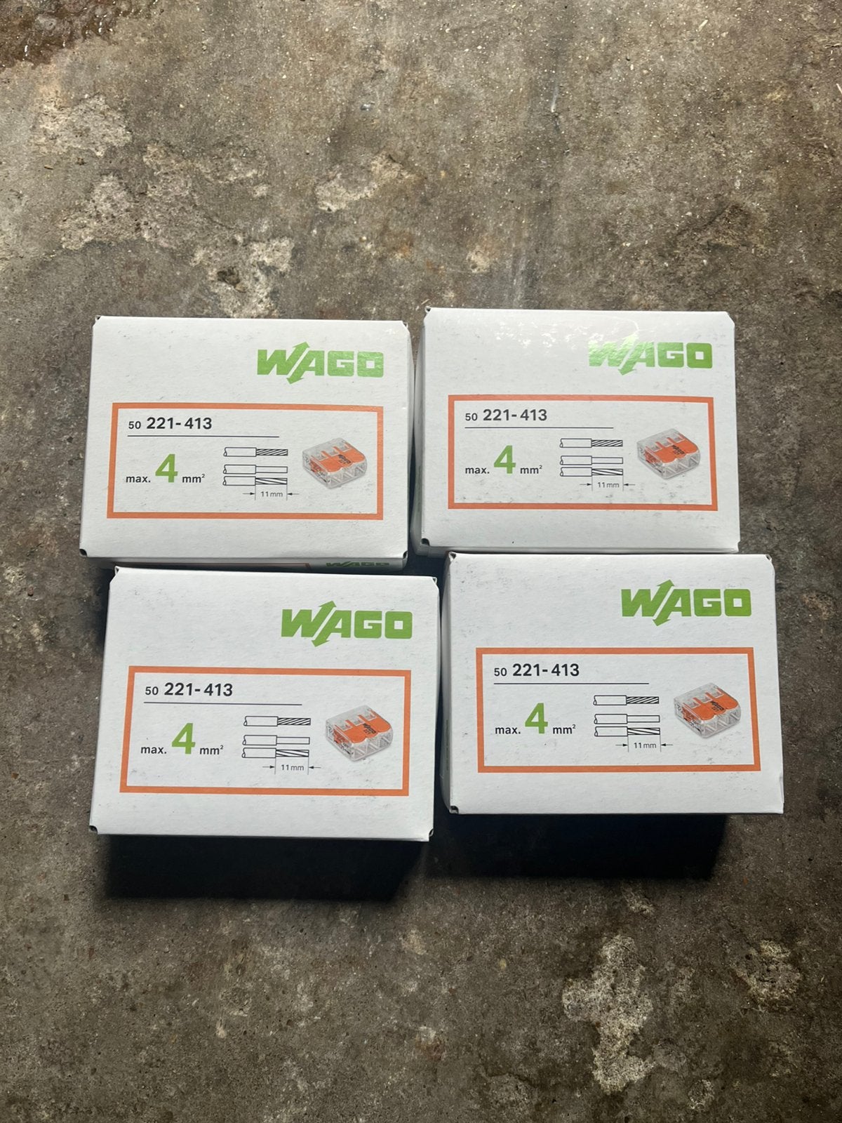 WAGO Lasklemmen 221-413 en 221-412 - Nieuw in doos, Ophalen of Verzenden, Nieuw, Overige typen