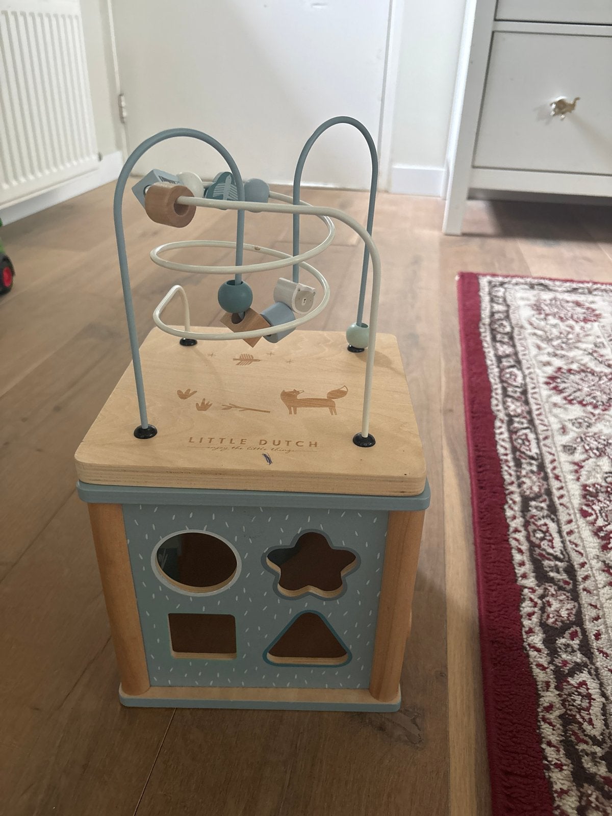 Little Dutch Speelkubus - Activiteitenkubus Hout, Ophalen, Zo goed als nieuw, Overige typen