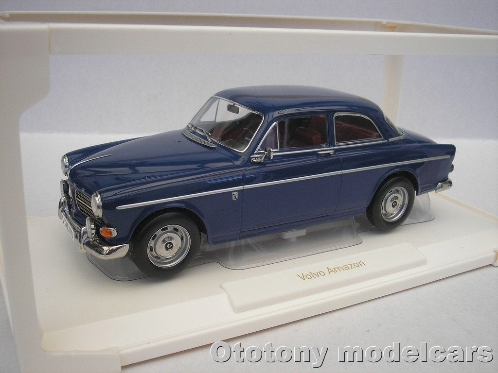 Volvo Amazon 1966 Blauw 1/18 Norev, Ophalen of Verzenden, Nieuw, Auto, Norev