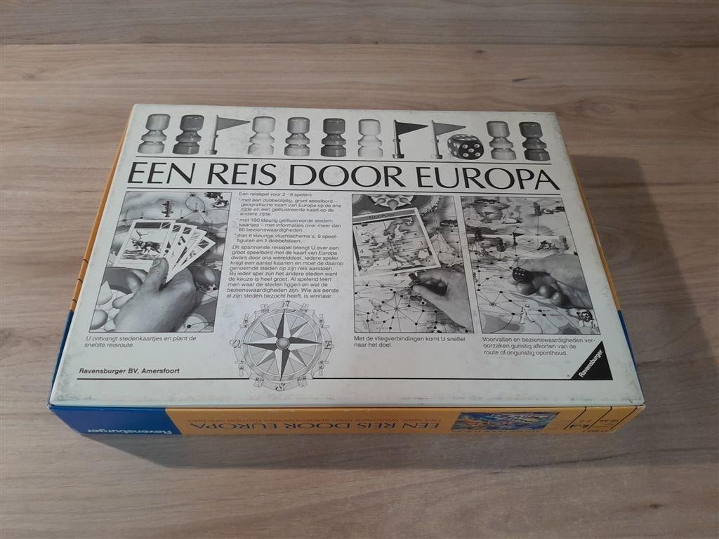 een reis door europa - topo spel - s5733, Verzenden, Zo goed als nieuw