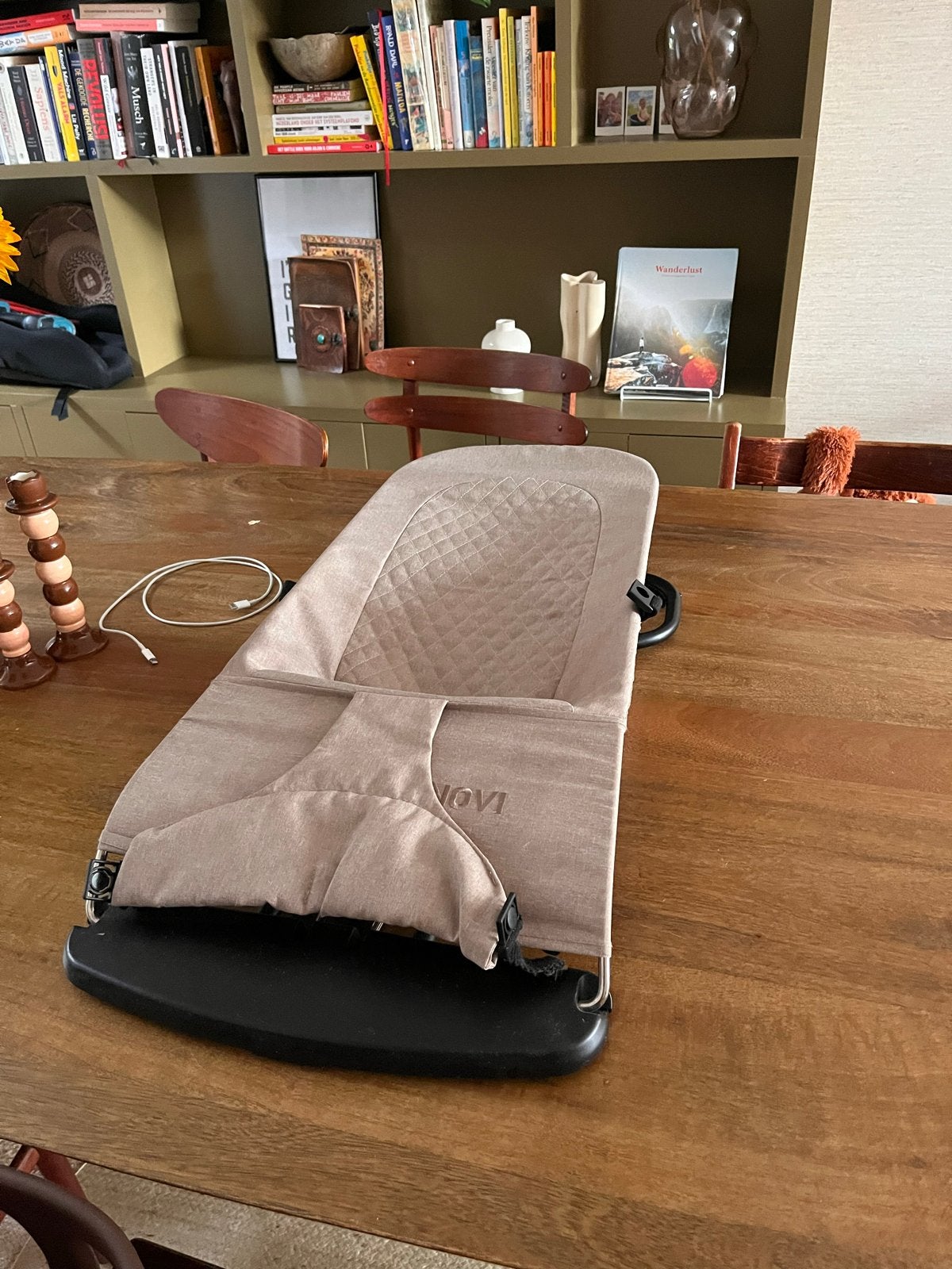 Beige Novi Babywipper - Compact, Wasbaar & Verstelbaar, Kinderen en Baby's, Wipstoel, Ophalen, Overige merken, Verstelbaar