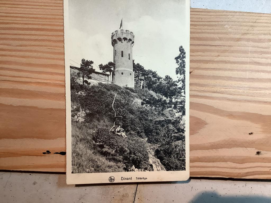 Ansichtkaart Dinant Télésiège - Voor 1920, Ophalen of Verzenden, Voor 1920, Gelopen, Namen