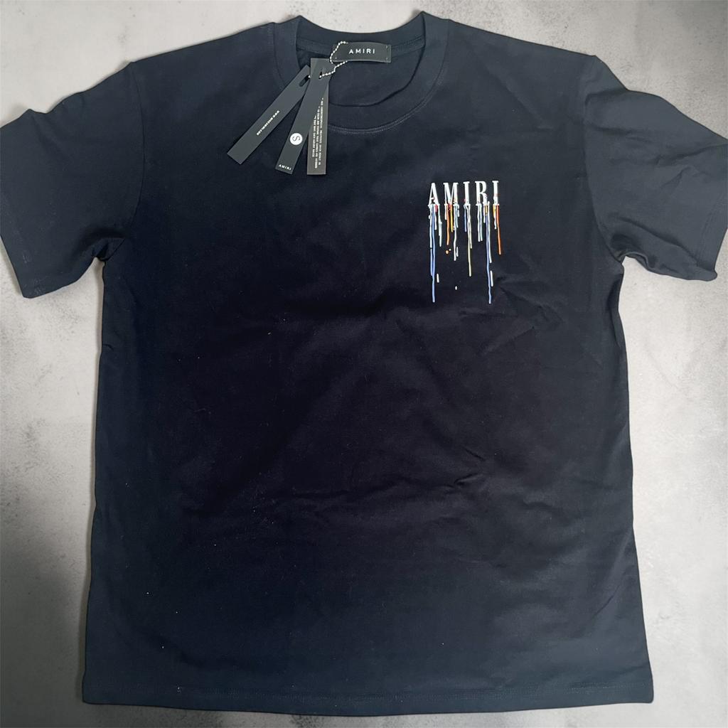 Amiri-Paint drip Shirt (S), Ophalen of Verzenden, Nieuw, Maat 46 (S) of kleiner, Zwart