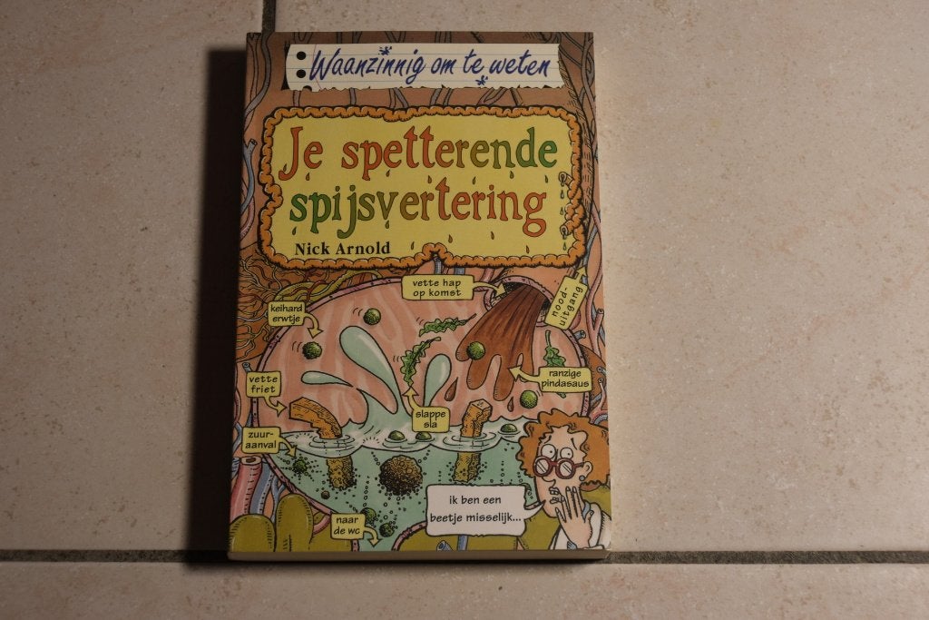 Waanzinnig om te weten: Je spetterende spijsvertering, Ophalen of Verzenden, Zo goed als nieuw, Non-fictie