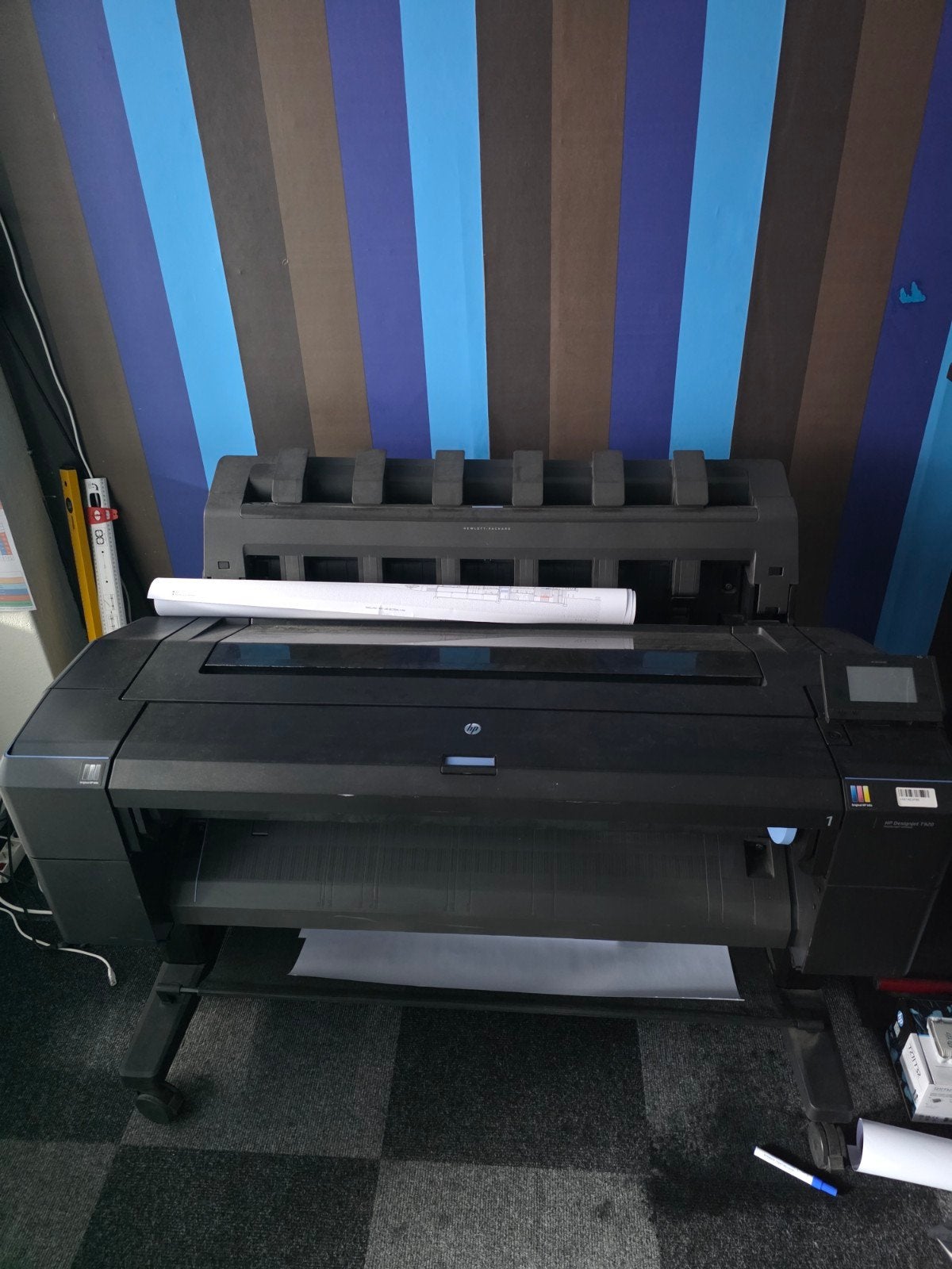 HP DesignJet T920 PostScript grootformaat printer, Computers en Software, Ophalen, Gebruikt, Printer, Inkjetprinter