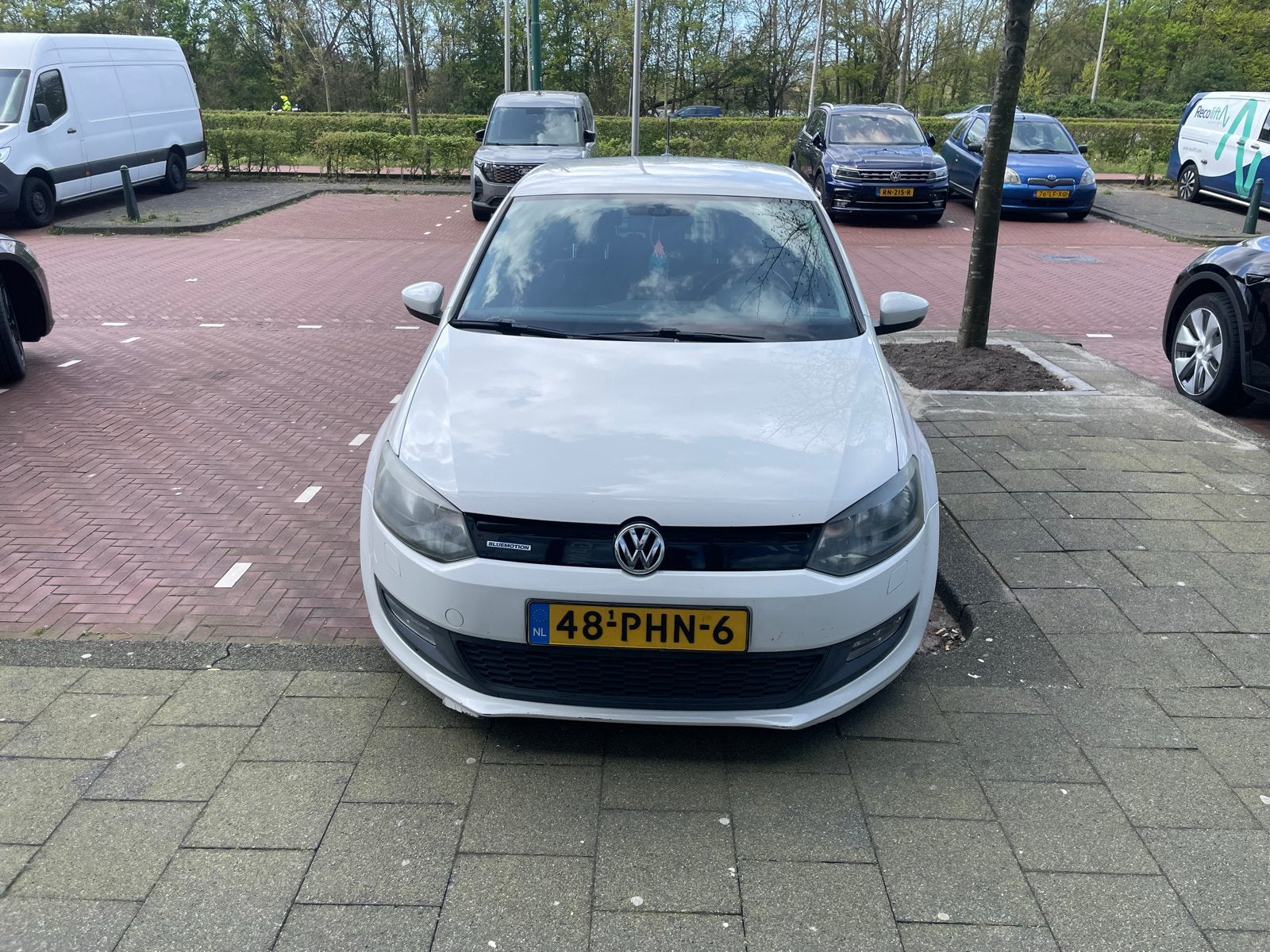 Volkswagen Polo 1.2 TDI 55KW BM 2011 Wit, Auto's, Voorwielaandrijving, 74 pk, 1199 cc, Wit