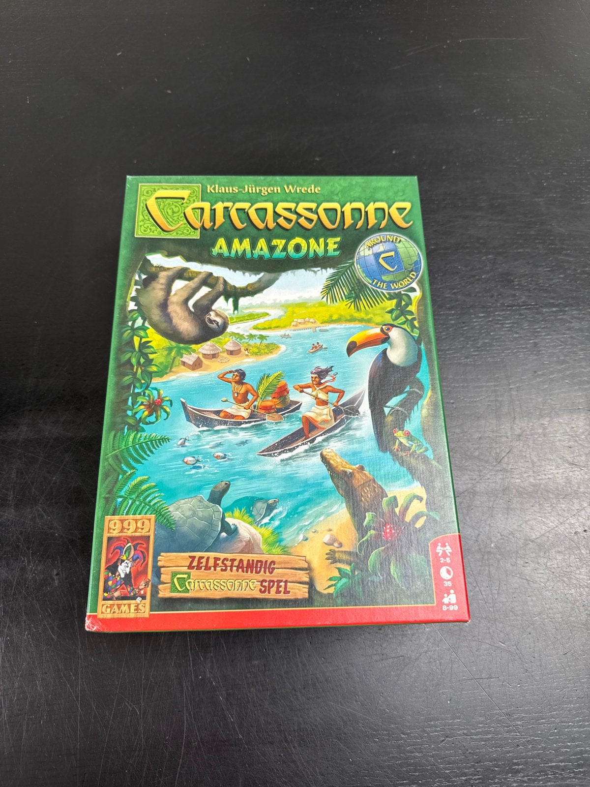 Carcassonne: Amazone (999 Games) - Zelfstandig spel, Een of twee spelers, Ophalen of Verzenden, Zo goed als nieuw