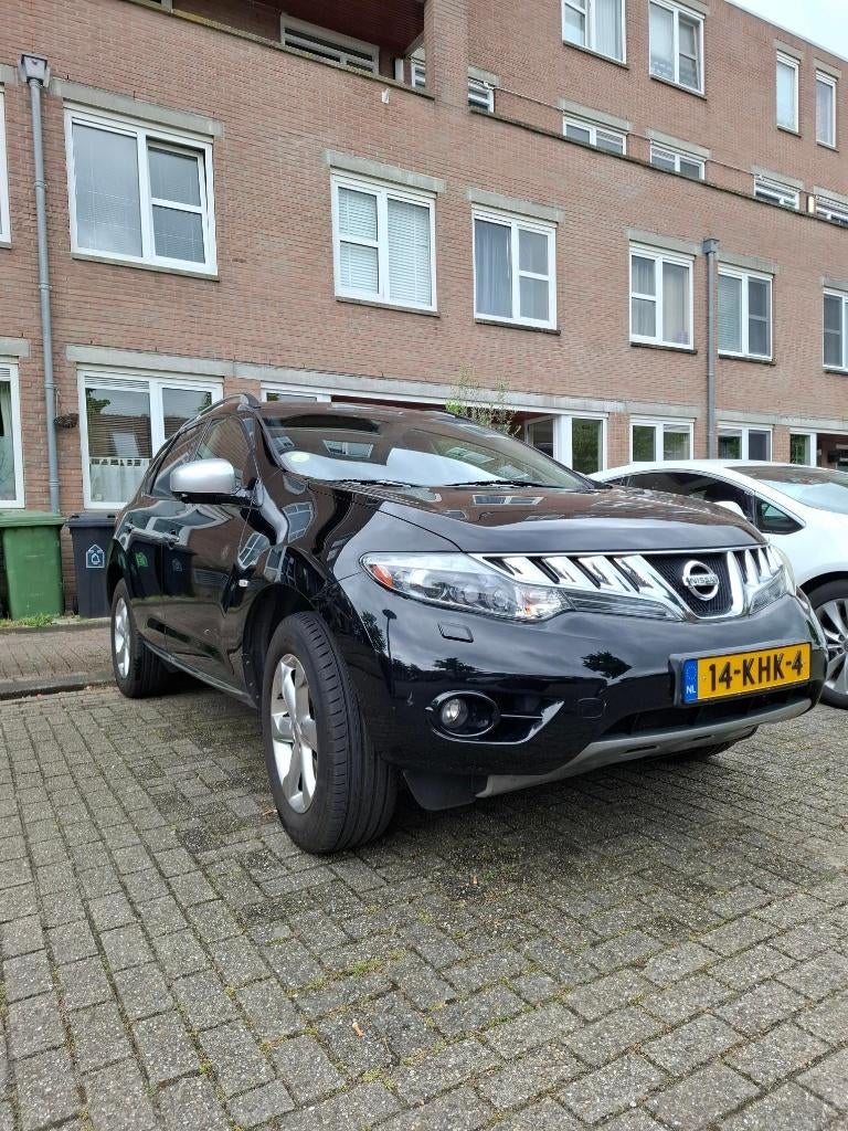 Nissan Murano 3.5 V6 CVT 2009 Zwart, Auto's, Automaat, Murano, Zwart, Vierwielaandrijving