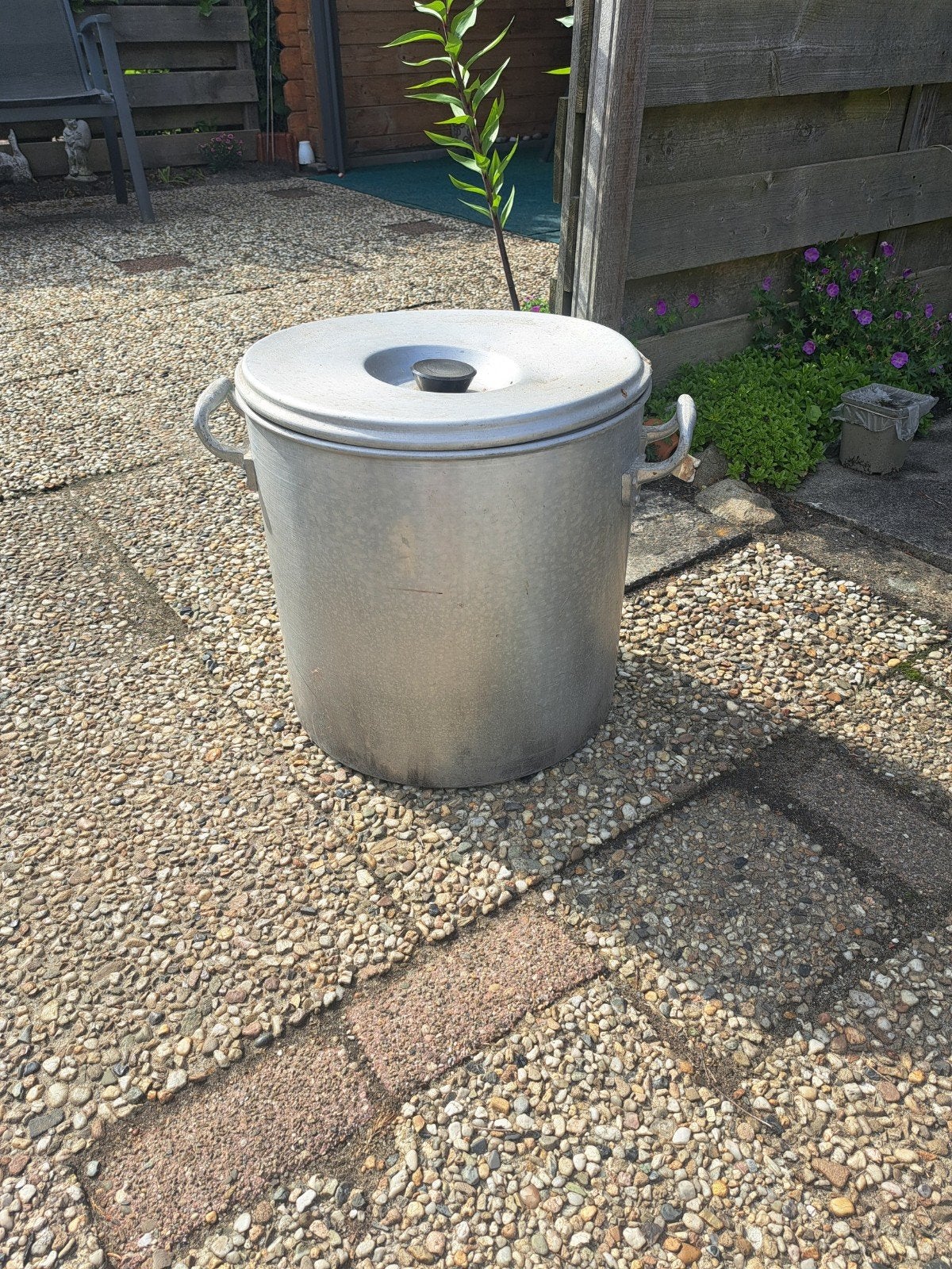 Grote weckketel met deksel - Gebruikt, Ophalen, Gebruikt, Aluminium, Kookpan