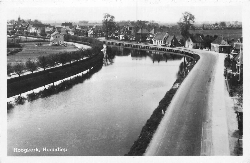 378-335-003 Hoogkerk Hoendiep, Verzamelen, Ansichtkaarten | Nederland, Verzenden, Voor 1920, Groningen