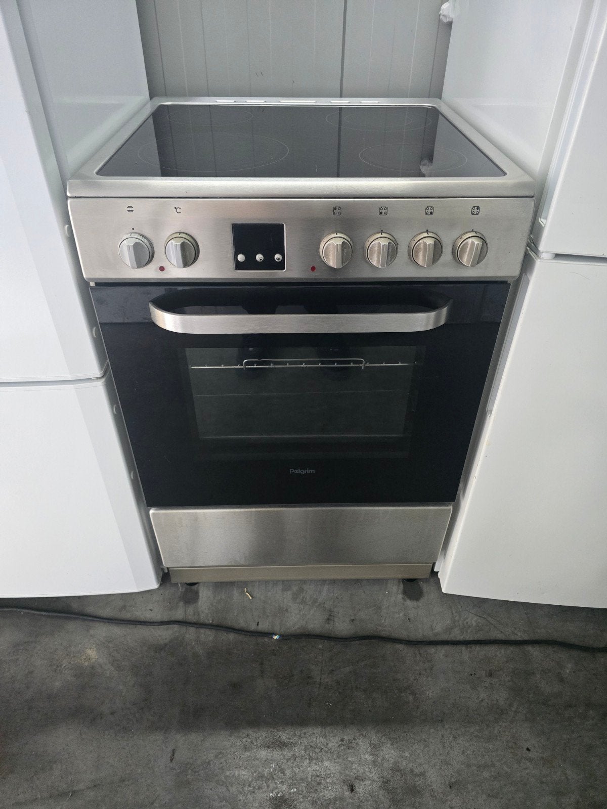Keurig Pelgrim Keramisch fornuis met elektrische oven!🚚✅️, Keramisch, Pelgrim, Pelgrim, Vrijstaand