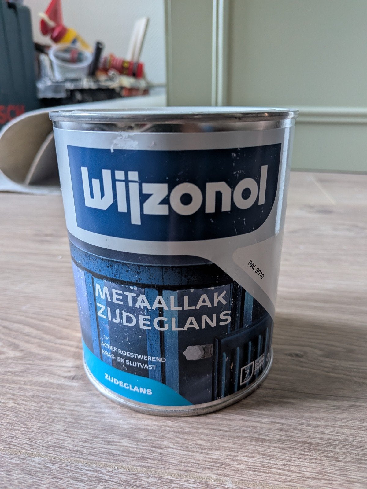 Wijzonol Metaallak Zijdeglans RAL 9010, Ophalen of Verzenden, Nieuw, Overige typen