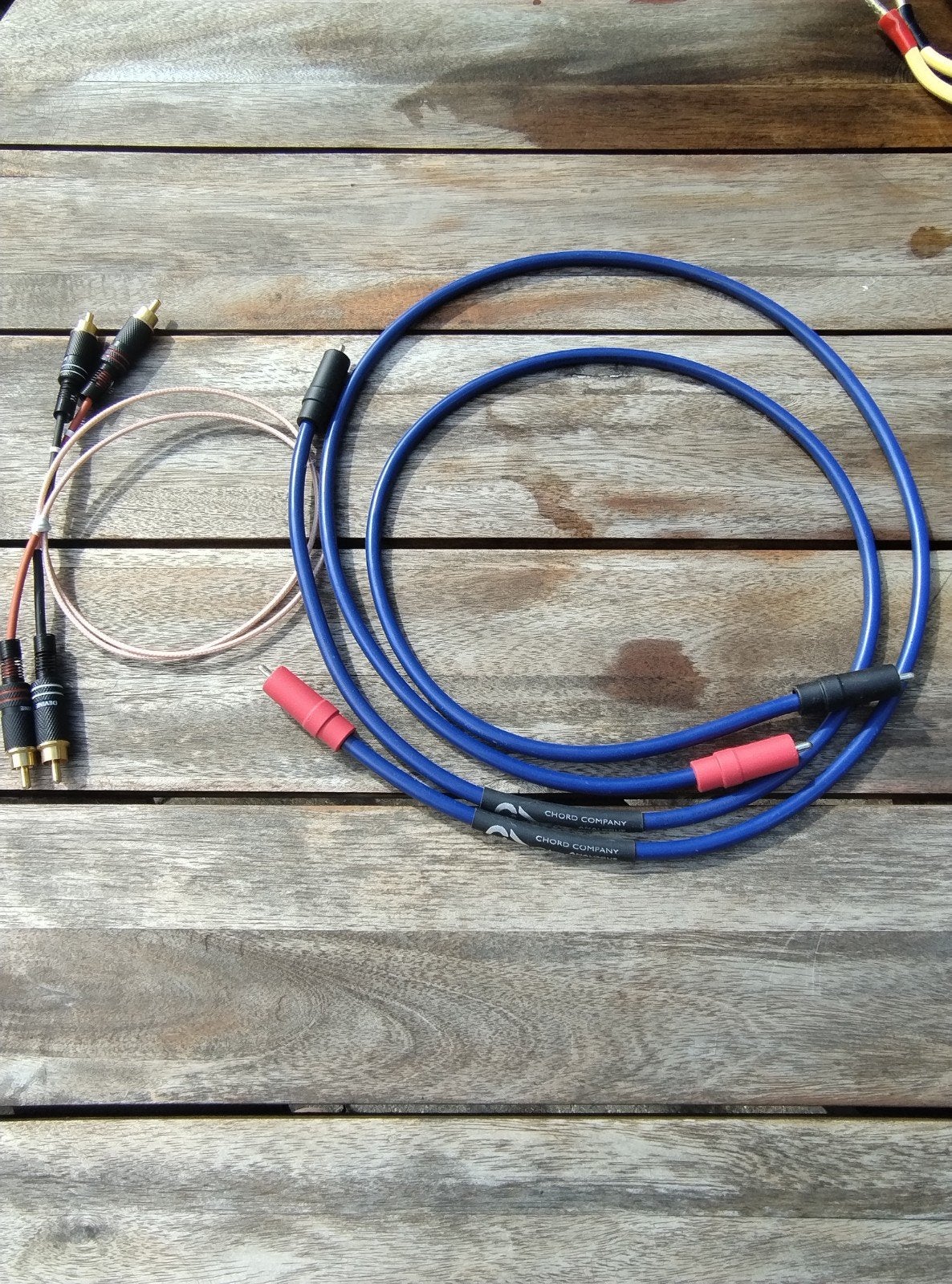 2 x 100cm Chord Company Clearway Analogue Interlink RCA, Ophalen of Verzenden, Zo goed als nieuw, Minder dan 2 meter, Interlink-kabel