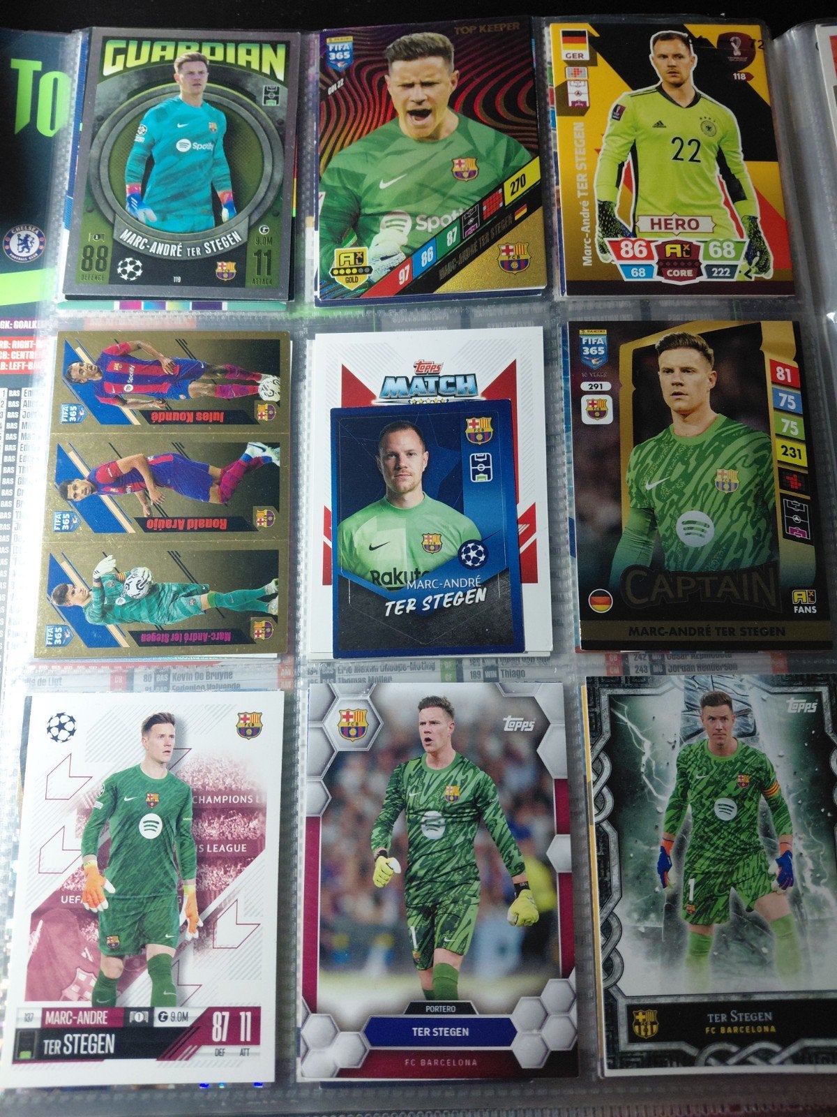 ter stegen (panini/topps) fc barcelona/ajax, Verzenden, Nieuw, Ajax, Poster, Plaatje of Sticker